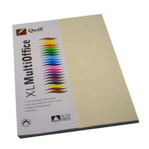 Copy Paper Quill A4 XL Cream Pk100 Skout Office Supplies