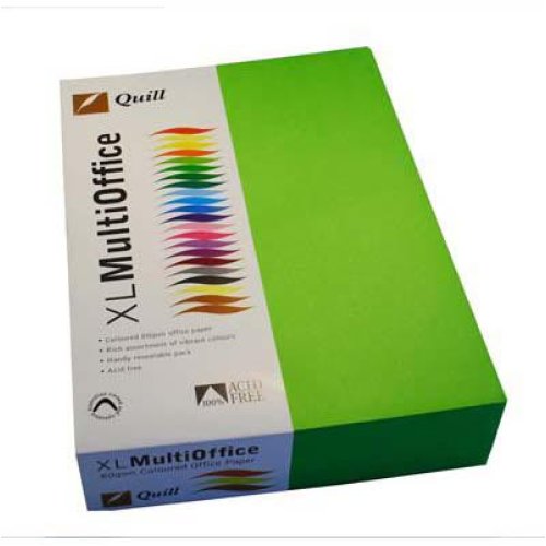 Copy Paper Quill A4 80gsm 500 Sheet Lime Skout Office Supplies