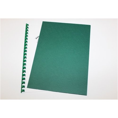 Binding Covers A4 Leathergrain 270gsm Green Pack of 100