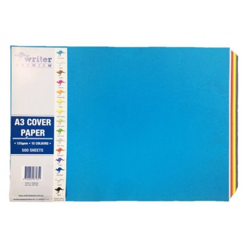 Cover Paper - Writer Covermaster - A3 - 125gsm - Assorted Colours ...