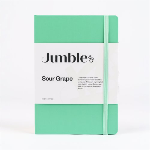 Notebook Jumble Notebook - Jumble and Co - A5 - Moodler - Ruled - 160 Page - Mint ...