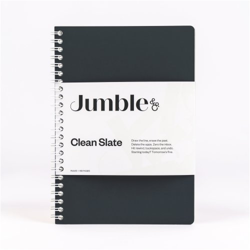 Notebook Jumble Notebook - Jumble and Co - A5 - Convo - Ruled - 160 Page - Charcoal ...