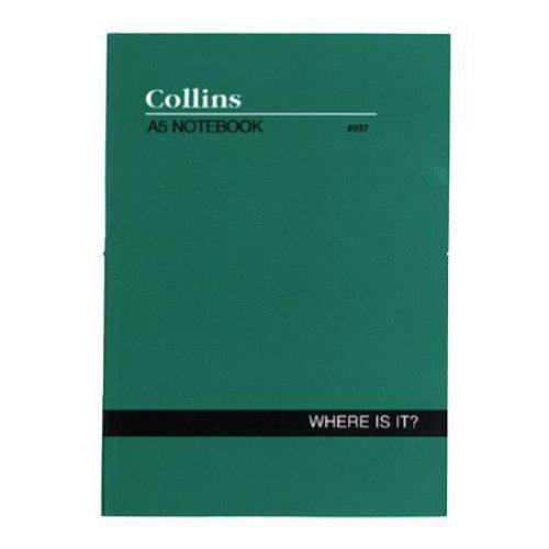Notepad Collins Notebook - Collins - Where Is It - 937 - A5 - 120pg | Skout Office Supplies