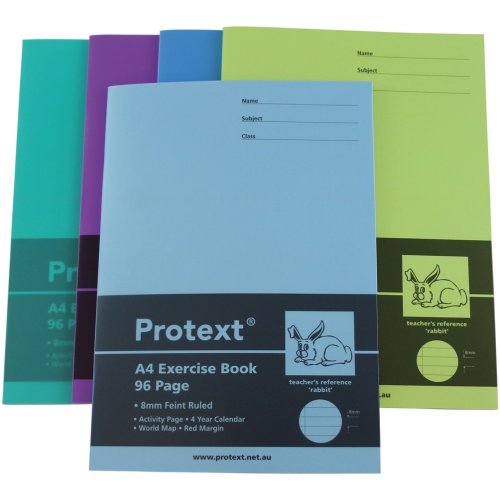 Exercise Book - Protext - A4 - PP Cover Rabbit - 96 Page | Skout Office ...
