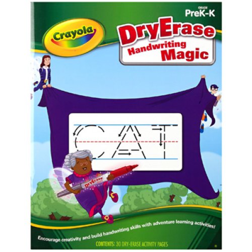 Activity Book Crayola Dry Erase Handwriting 30 Page Skout