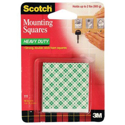 Mounting Squares Scotch 111P Indoor 250x250mm Pack of 16 Skout