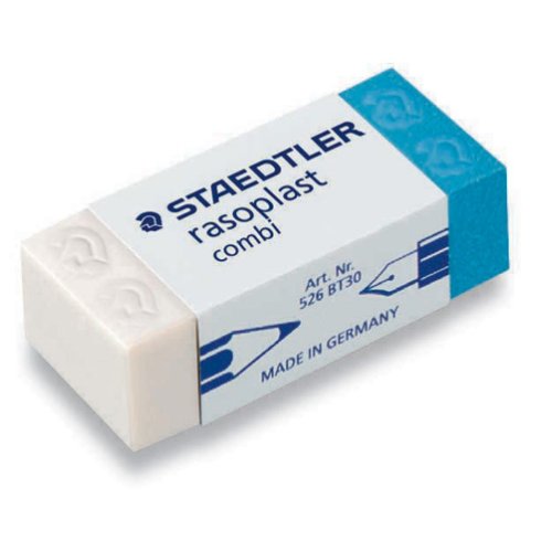 Eraser Staedtler Duo Plastic 526 BT30 Medium Skout Office Supplies