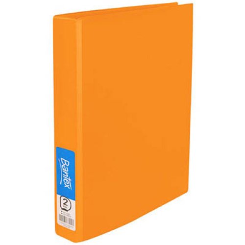 Binder - Bantex - A4 - 2D Ring 25mm - Mango | Skout Office Supplies