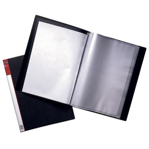 Display Book Marbig A4 Clearview 76 Pocket Black Skout
