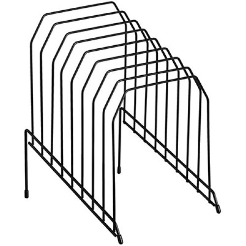 Step File - Italplast - Large 8 Slot Rack - Black | Skout Office Supplies