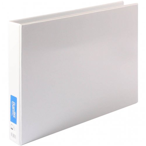 Insert Binder Bantex A3 2 DRing 38mm Landscape White Skout