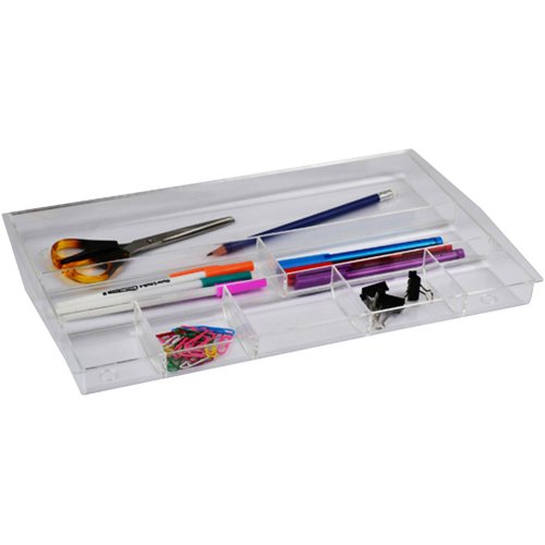 Drawer Tidy Tray Italplast Clear Skout Office Supplies