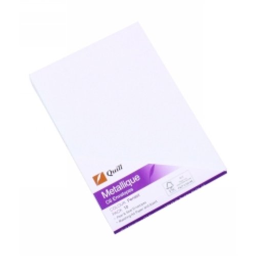 Envelopes Quill C6 Metallique Peridot (10 Pack) Skout Office Supplies