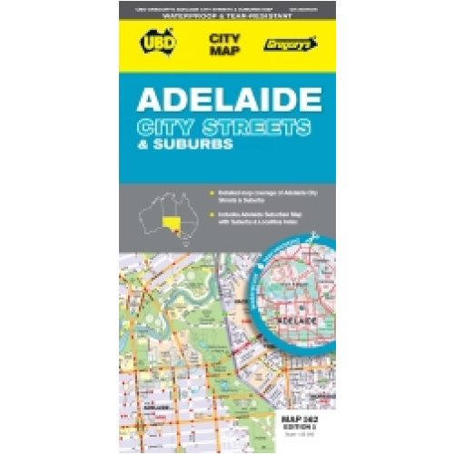 Map UBD Adelaide Suburban 562 5th Edition Skout Office Supplies