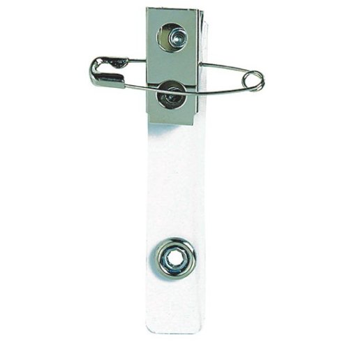 Card Holder Strap With Clip And Pin Rexel Pack 50 98015 Skout Office Supplies