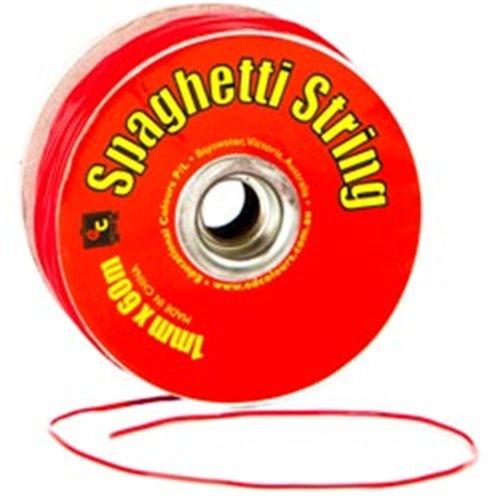 Pate String Spaghetti String - EC - 1mm x 60m - Red | Skout Office Supplies