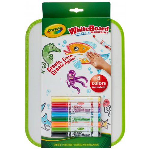 Whiteboard Crayola Dry Erase Includes 8 Markers Skout Office