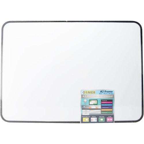 Whiteboard Osmer A3 Double Sided with Frame Skout
