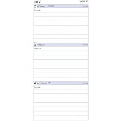 Dayplanner Refill Debden SL4700 Dated WeekToOpening 2022