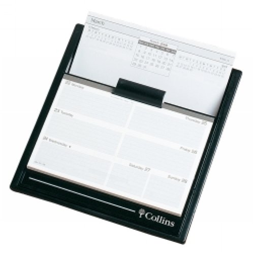 Desk Calendar and Acrylic Stand Collins Colplan Weekly 2015 Skout