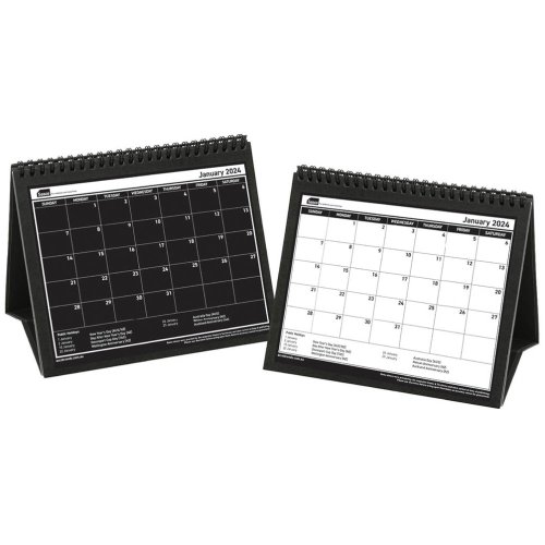 Desk Calendar - Sasco - Tri-fold 210 x 180mm - 2024 | Skout Office Supplies