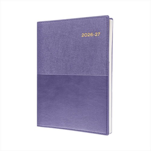 Financial Year Diary - Vanessa - A5 - Day-to-Page - Purple - 2026-27 ...