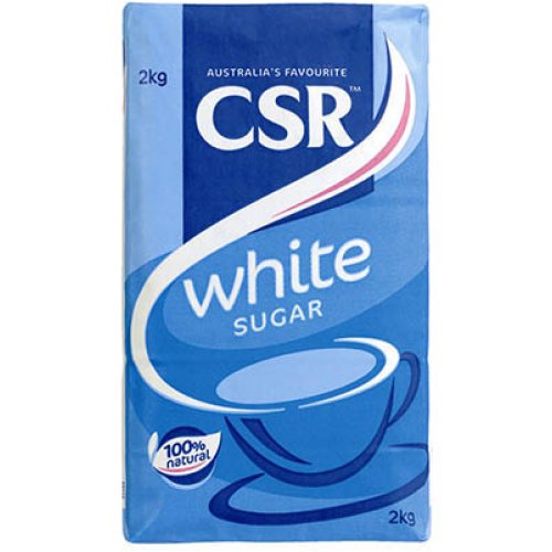 CSR White Sugar 2kg bag Skout Office Supplies