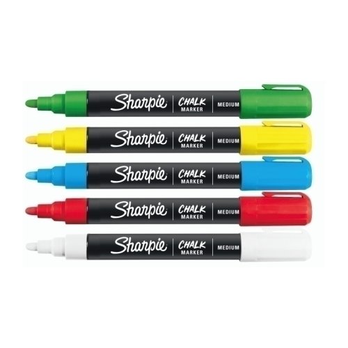 Chalk Marker Sharpie Wet Erase Medium Point (Pack of 5) Skout