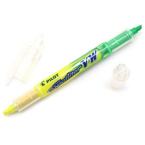 Highlighter Pilot Spotliter Dual Yellow/Green Skout Office