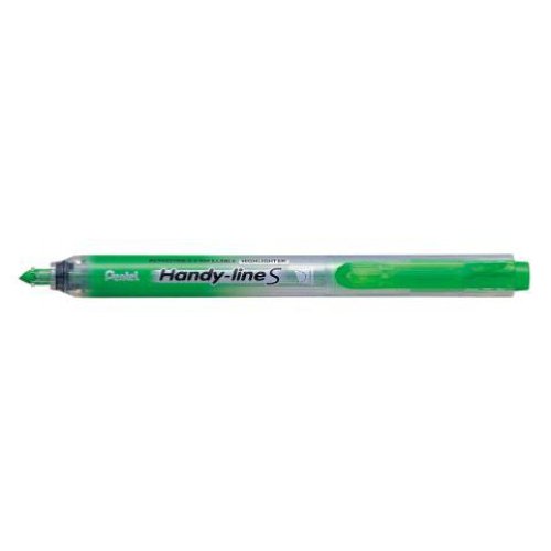 Highlighter Pentel Handyline Retractable Light Green Skout