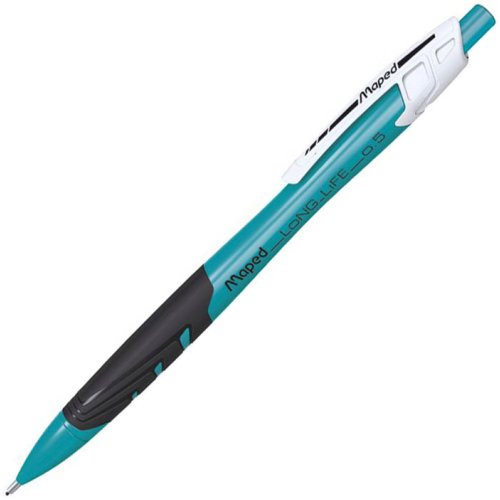 Mechanical Pencil Maped Long Life 0.5mm Blue Barrel Skout