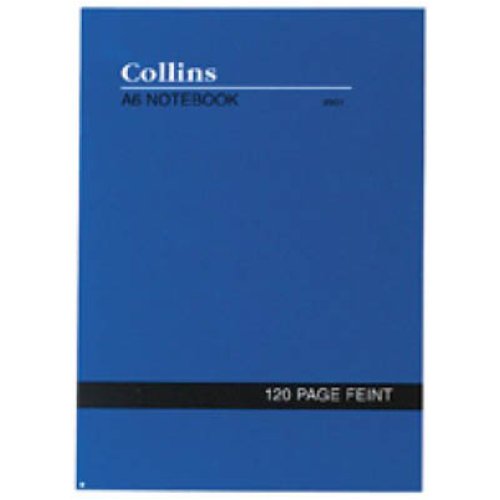 Notebook Collins 901 A6 Feint 120pg Skout Office Supplies