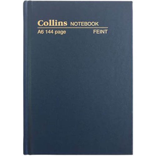 Notebook Collins A6 Feint 144pg Skout Office Supplies