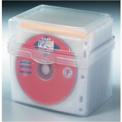 CD/DVD Storage Box - Kensington - With 50 Sleeves | Skout Office Supplies