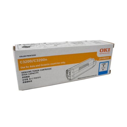 Oki C3200 Cyan Toner Cartridge High Capacity - 3,000 pages | Skout ...