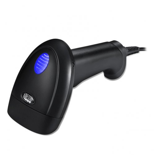 Wired 2D Barcode Scanner Adesso Nuscan 2600U Black Skout Office Supplies