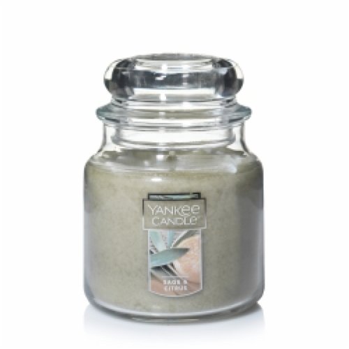 Candle Yankee Classic Medium Jar Sage & Citrus Skout Office Supplies