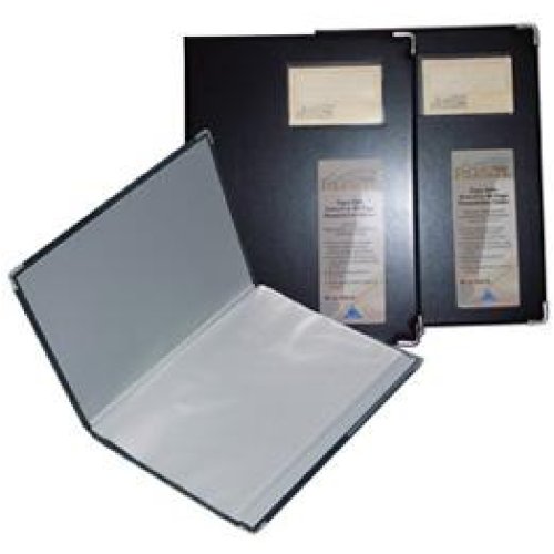 Display Book Colby A4 243a F/safe Black Fixed 10 Pocket Skout Office