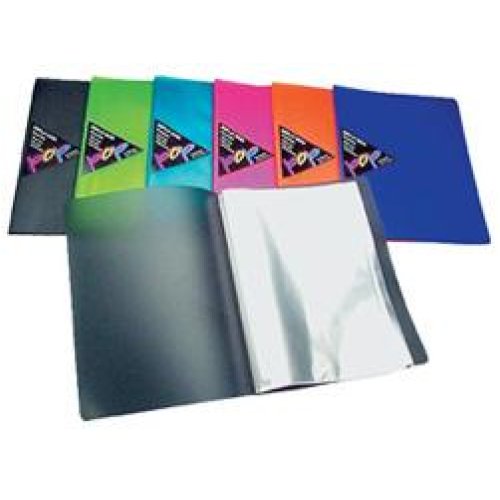 Display Book Colby A4 P248A 10 Pocket Purple Skout Office