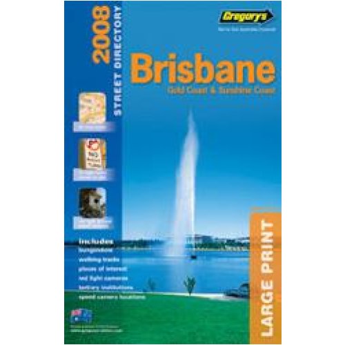 Street Directory Gregory's Brisbane 2008 40th | Skout Office Supplies