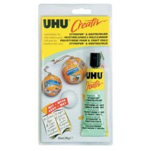 Glue Uhu Creative Polystyrene Foam and Foils Skout Office Supplies