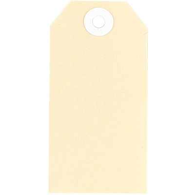 Erit White Strung Tag 96x48 (Pack 75) : Aazon.co.uk - View #5