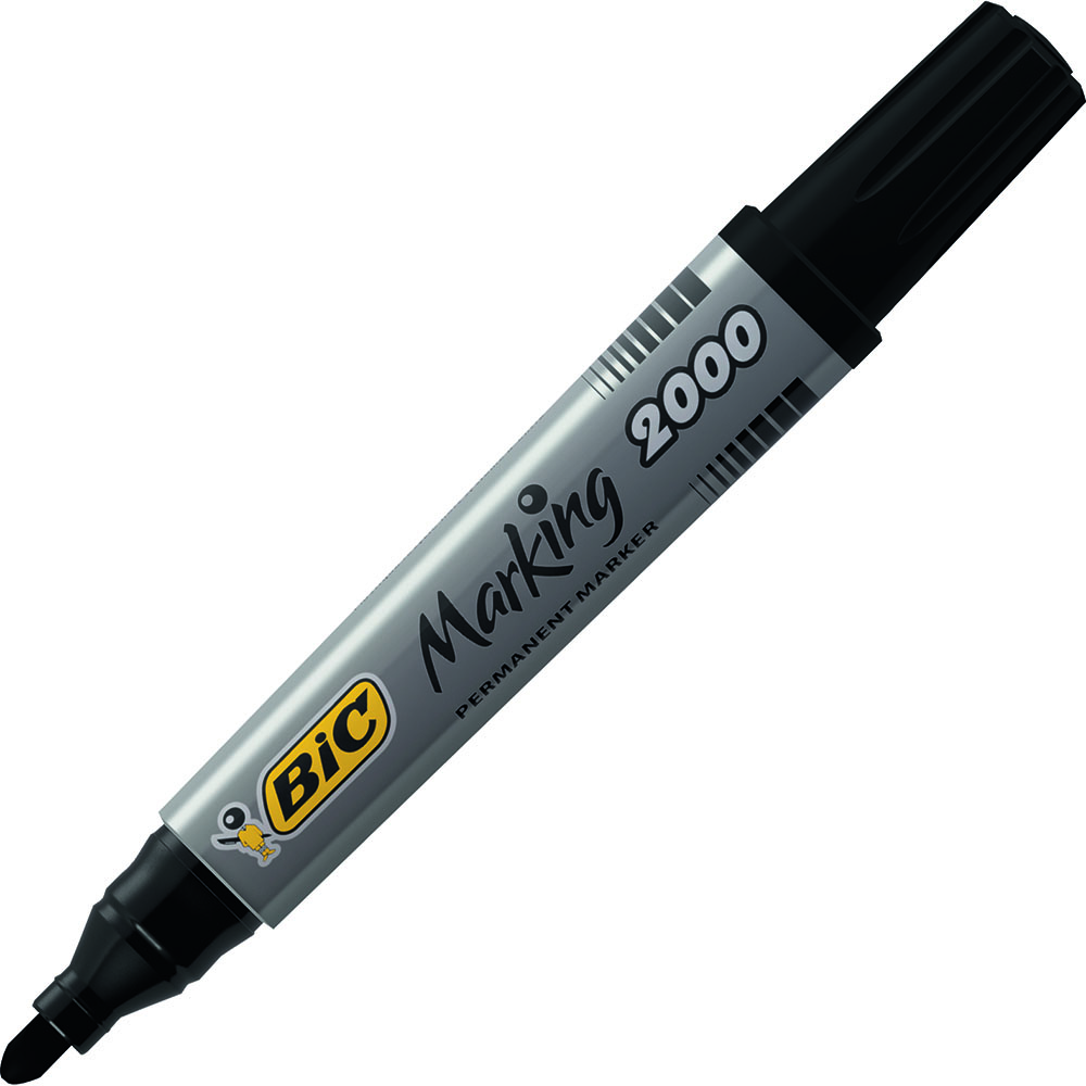 Permanent Marker Bic Marking 2000 Bullet Black