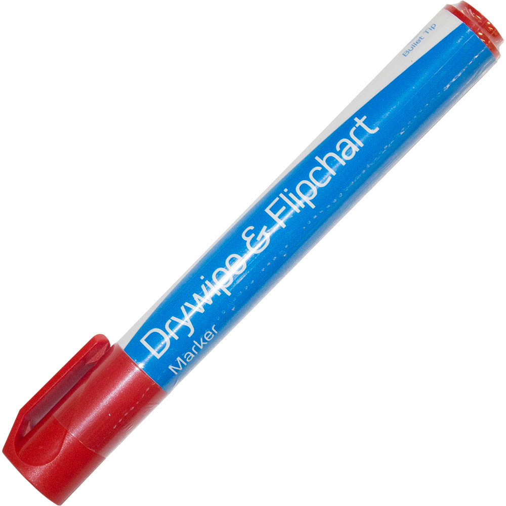 Whiteboard Marker - Initiative - Bullet Tip - Red | Skout Office Supplies